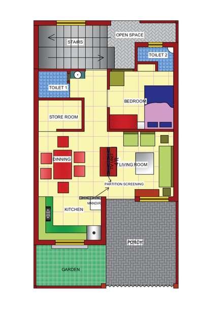 1BHK plan is according to client's requirement and vastu 

#HouseDesigns #vastu #DesignYourDreams #sapnokichhatrachhayachhapara #atvikaartgallery #gharkenakshe