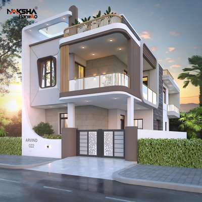 Modern ✨😘

 #ElevationHome  #ElevationDesign  #exteriordesigns  #exterior_Work  #frontElevation  #3delevationhome  #nakshabanwao