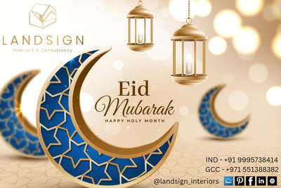 🌟 Eid Mubarak from Landsign Interiors & Consultancy! 🌟

As the holy month of Ramadan comes to an end, we extend our warmest wishes to all our clients, partners, and friends celebrating Eid ul-Fitr. May this joyous occasion bring you and your loved ones abundant blessings, happiness, and prosperity.

At Landsign, we cherish the diversity and richness of our community, and we are grateful for the opportunity to serve and collaborate with you. As we mark this special day, let us reflect on the values of compassion, unity, and generosity that define the spirit of Eid.

Wishing you a blessed Eid filled with peace, love, and cherished moments. Eid Mubarak!

#EidMubarak #Celebration #Unity #Diversity #landsigninteriors #eidulfitr