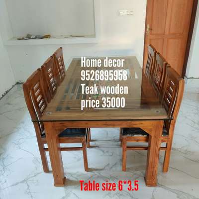 Teak wooden Dining set 6×3.5
All Kerala free home delivery
10 years Replacment warranty
call or Whatsapp 9526895958
outlet show room karukachal kottayam