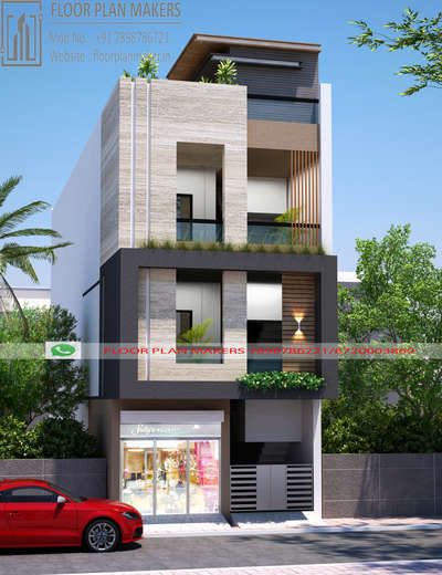 3p foot elevation design by floor plan makers.
call on 7898786721 #ElevationHome  #ElevationDesign  #Architect  #CivilEngineer  #intetiordesign