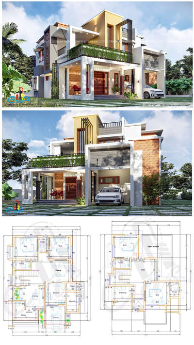 4  കിടപ്പുമുറികളോട് കൂടി 2100 ചതുരശ്രയടിയിൽ മലപ്പുറം ജില്ലയിലെ പള്ളിക്കൽ ബസാർ  എന്ന സ്ഥലത്തു മിസ്റ്റർ ഷാജു  എന്നിവർക്  നിർമ്മികുന്ന ഈ  വീടിന് പൊർച്ച്  ഉൽപടെ ഏകദേശം ഇന്റീരിയർ ഉൾപ്പെടാതെ 35 ലക്ഷം രൂപയാണ് ചെലവ്  കണക്കാക്കുന്നത്.

Plan condent:
* 4 Bed
*Living
* Sit out
* Dining 
* Isolated Kitchen 
* Work area
* 4attached Toilet and 1 common toilet
* Seen Below
* Hall 
* Balcony


കേരളത്തിൽ എവിടെയും വീടിന്റെയും ബിൽഡിംഗിന്റെയും മുഴുവൻ വർക്ക്‌ കുറഞ്ഞ ചെലവിൽ ചെയുന്നു ,അതുപോലെതന്നെ കുറഞ്ഞ ചെലവിൽ പ്ലനുകൽ വാസ്തു പ്രകരവും,ബിൽഡിംഗ്
 പെർമിറ്റ്‌ ,3d ഇമേജ്,ഇന്റീരിയർ അതുപോലെതന്നെ ഡിറ്റേൽഡ് ഡ്രോയിങ് തുടങ്ങിയവ ചെയ്‌തു കൊടുക്കുന്നു
Supervision  അടിസ്ഥാനത്തിലും ചെയുന്നു