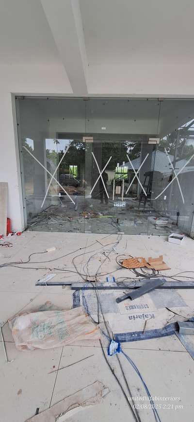 12mm glass work at thakazhy primary health center