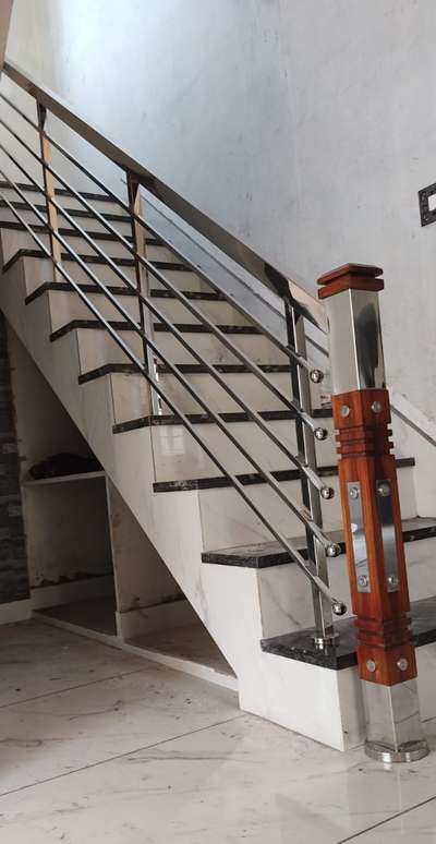 # Square tube handrail