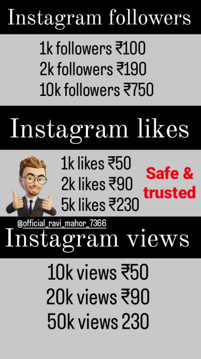 Instagram followers like views all  #instagrammarketing