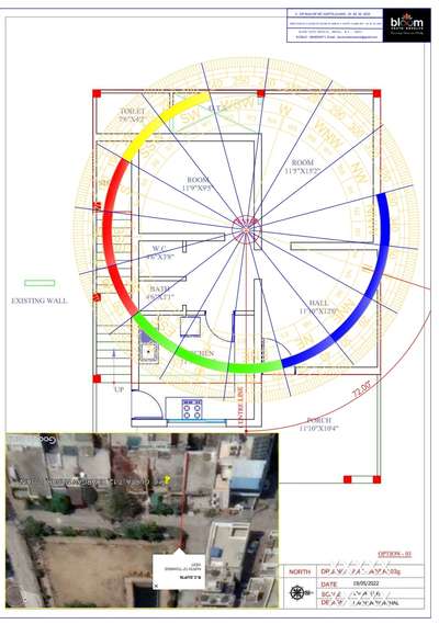 *GRID PLAN*
 (1) For Grid plan Rate @ ₹500 per plan.
It is use to planning of all activities (like Entrance, toilet, kitchen, bed room, study room, drawing room etc.) in new residential building.

(2) For Bar chart Rate @ ₹500 per chart.
It is use to evaluate the zonal power of all 16 Vastu zones for new/old house.