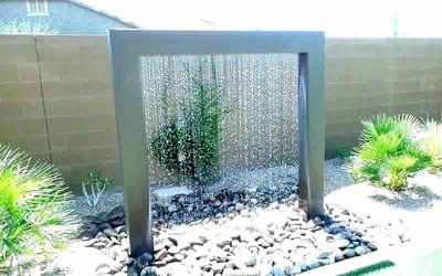 curtain fountain .....
 #fountain #water #outdoors #luxurious #VerticalGarden #terracedesign #Indoor #koloapp