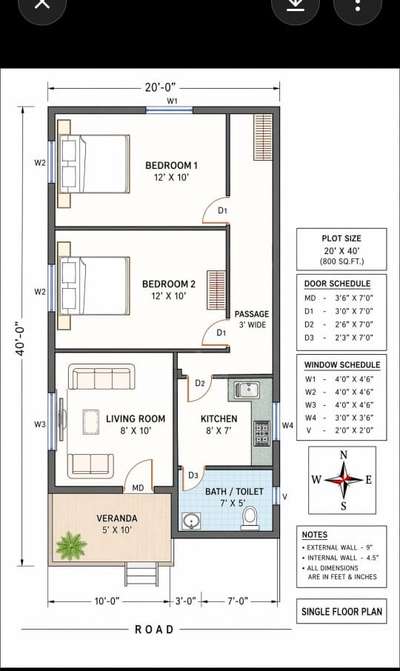 Smart planning turns every square foot into luxury.
20×40 floor plan designed for maximum comfort, functionality, natural light, and modern living. 🏡📐
Because a perfect home always starts with a perfect layout.
#FloorPlan #20x40HousePlan #HouseDesign #InteriorDesign #ModernHome #SpacePlanning #ArchitectureDesign #HomePlanning #ElitespaceDesign #DreamHome