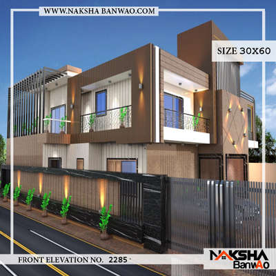 Running project #kota
FRONT ELEVATION of 30x60

#naksha #nakshabanwao #gharkanaksha #onlinenaksha #architecturelife #architecturedesign  #modernarchitecture #architecturaldesign #3darchitecture #evershinehomes #modernhouse #construction #engineering #valuation #Interiordesigning #projectmanagement #turnkeyprojects 

For more info: 9549494050
Www.nakshabanwao.com