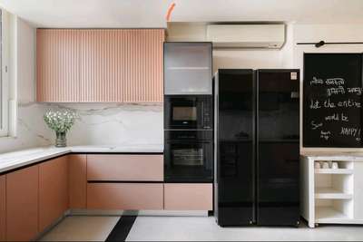 Upcoming Project  #kitchen
#wardrobe

Accent pink Duco finish kitchen