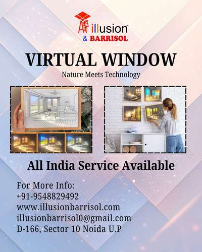 Wait... that's NOT a real window? 🤯
Imagine working from your basement and suddenly you're looking at a sunset beach, mountain view, or Parisian café - all at your fingertips!
Your space. Your vibe. Your choice. ✨
Perfect for basements, home offices, gyms, or any windowless room. Change the view whenever you want!
We're bringing this magic to homes across India - because everyone deserves a room with a view 😉
Ready to transform your space?
📍 All India Service Available
#VirtualWindow #HomeTransformation #InteriorDesign #SmartHome #IllusionBarrisol #IndianHomes #BasementMakeover #NoidaInteriors #DelhiNCRHomes #InteriorInspiration #HomeDecor #DesignGoals #dreamhomes