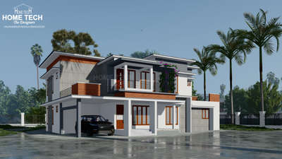 #3Dexterior #3Delevation #view #keralahomedesignz#homedesign   #ElevationHome  #ElevationDesign  #HouseDesigns  #ContemporaryHouse