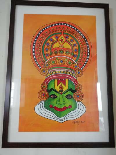 Kathakali face handpainted. ❤️