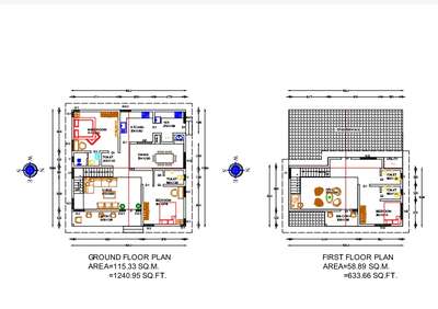 1800 sq ft plan East face