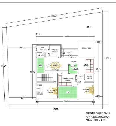 #FloorPlans #classic #vastufloorplan #courtyardhouse#permitplan