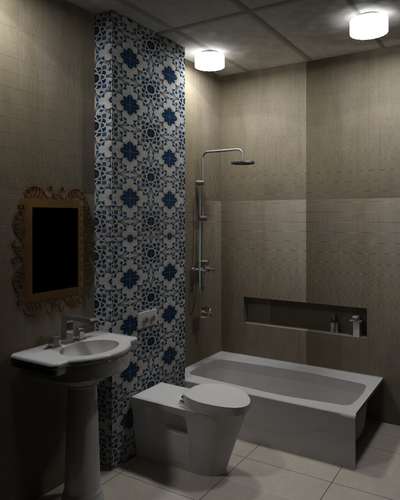 washroom Interior Design #washroom #3d #InteriorDesigner #3Dinterior follow #indore