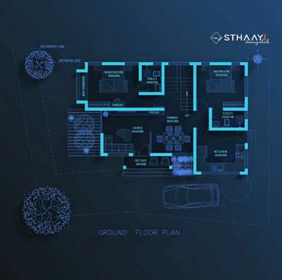 Beautiful 865sq.ft Kerala Budget Home Plan 🏡 2BHK | SINGLE STORY | Design: @sthaayi_design_lab 

Ground Floor 
● Sitout 
● Living 
● Dining 
● Patio
● 1Bedroom attached with Dressing 
● 2nd Bedroom attached 
● Kitchen 
.
.
.
#sthaayi_design_lab #sthaayi 
#floorplan | #architecture | #architecturaldesign | #housedesign | #buildingdesign | #designhouse | #designerhouse | #interiordesign | #construction | #newconstruction | #civilengineering | #realestate