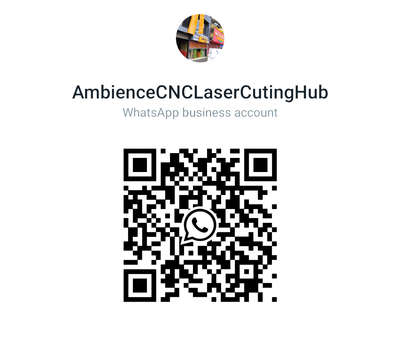 𝑺𝒂𝒚 𝑯𝒂𝒊 𝑻𝒐 𝑼𝒔.........Scan our QR codes for more details 
 ✨𝑨𝒎𝒃𝒊𝒆𝒏𝒄𝒆 𝑪𝑵𝑪 𝑳𝒂𝒔𝒆𝒓 𝑪𝒖𝒕𝒕𝒊𝒏𝒈 𝑯𝒖𝒃.✨
എല്ലാത്തരം മെറ്റീരിയൽസിലും ഡിസൈൻ കട്ടിംഗിനായിട്ട് നിങ്ങൾക്ക് ഏവർക്കും ഞങ്ങളെ വിശ്വസ്തതയോടെ സമീപിക്കാം.🥰.Budget Friendly 🥰
കൂടുതൽ വിവരങ്ങൾക്ക് വിളിക്കൂ :+91-9605072357/+91-9778414200(201).
Materials cutting: Multywood (any mm), ACP, Wood, WPC, HDF, MDF, Acrylic, Metals, GI sheet etc.....
#cnc #cnclasercutting #cnckerala #cncpattern #cncwoodworking #cncroutercutting #cncwoodrouter #cncwoodrouter #cncmetalcuting #cncpoojacuttings #cncdesign #keraladesigns #LUXURY_INTERIOR #keralahomeinterial #keralahomedes #factorykitchen #factoryfinished #Factoryprice #factoryworks #factorymadewardrobes  #contracters #builders #Architectural&Interior