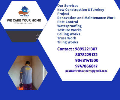 #Pest control  #WaterProofing  #new_home  #HouseRenovation  #termite  #TexturePainting  #electricalwork  #Plumbing  #FlooringTiles