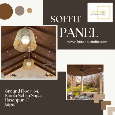 Soffit Panel Available At FairDeals.

Contact Us :- FairDeals Jaipur

#pvcwallpanel #Pvcpanel #InteriorDesigner #Architect #ceiling #jaipur #interior_designer_in_rajasthan #rajasthan