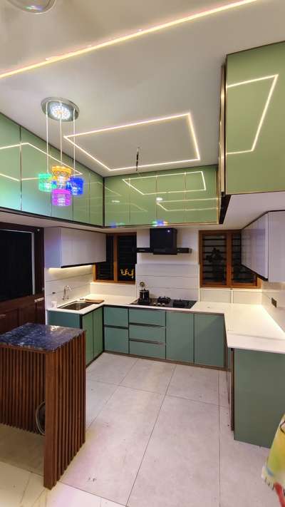 അലുമിനിയം modular kitchen  #AluminiumWindows  #aluminiumsection  #ModularKitchen