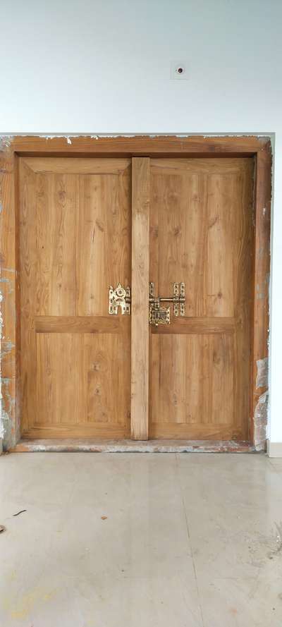 64.5 inch main door 🚪 teak wood plain model