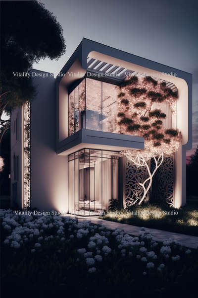 Exterior Design
 # architectural #Architect #architecturedesigns #InteriorDesigner #CivilEngineer #HouseDesigns #exteriordesigns #exterior_Work #exteriordesing #exteriorlouvers #ContemporaryHouse