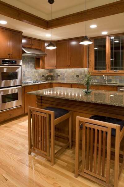 wooden kitchen