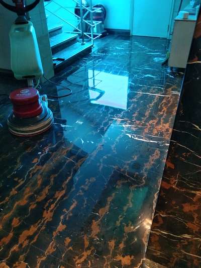 Italian marble flooring dimand polishing work