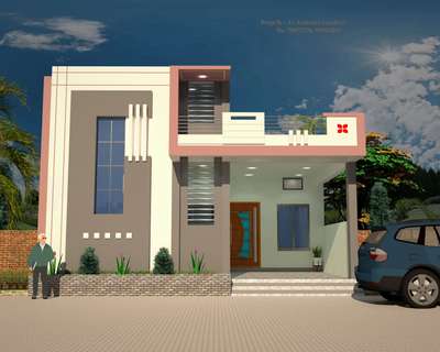 2bhk#3d front elevation