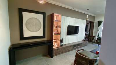 modular kitchen and living Tv console