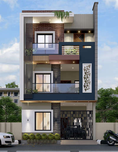 Modern Elevation Design
Residential building
Plot size 20X50 G+2

Contact us for any architecture and construction services

#ElevationHome
#construction
#architecturedesigns
#design
#modernfacade
#exterior_Work
#facadedesign
#FloorPlans
#HouseConstruction
#consultant
#plan