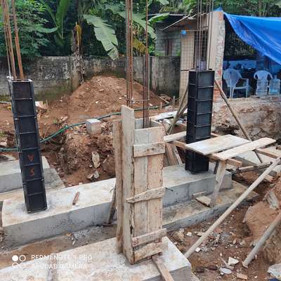 strip footing & column pedestal