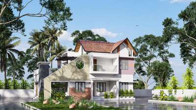 A Contemporary Tropical house design blending modern forms with a climate-responsive sloping roof. Clean lines, natural ventil #ation, soft colours, and minimal detailing create a calm, elegant, and functional home ideal for tropical living.

#ContemporaryTropical
#ModernHouseDesign
#HouseElevation
#ResidentialDesign
#TropicalArchitecture
#ModernHome
#KeralaHouseDesign
#ArchitecturalDesign
#ExteriorDesign
#HomeDesignInspiration
#3DVisualization
#ElevationDesign
#indianarchitecturekerala