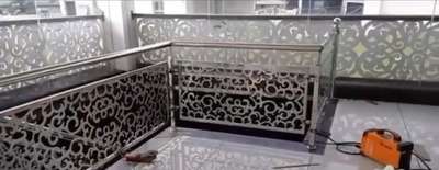 laser cut steel railing #steel railing #Lasercutting  #StainlessSteelBalconyRailing