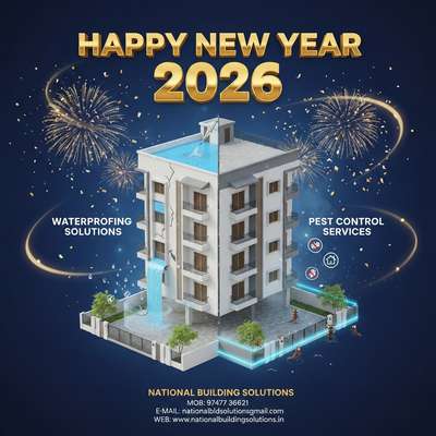 Happy New Year💥
 #happynewyear  #WaterProofings  #pestcontrol  #leakproof  #heatproof