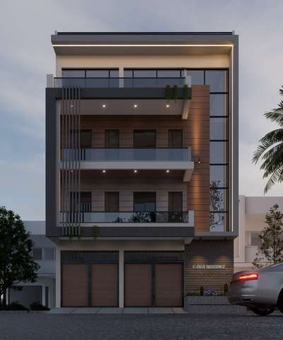 G+3 Residential Building Elevation 
#ElevationDesign #ElevationHome #buildingelevation #3Delevation
