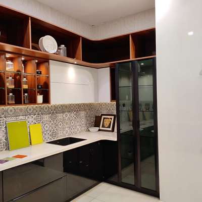 Site @ Bangalore client. @ Vinod Narayan 3000 sqft home kitchen interior  #KitchenIdeas  #LargeKitchen  #ModularKitchen