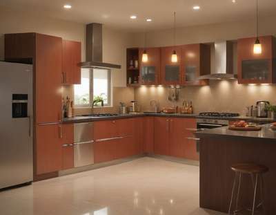 top U shape kitchen  #KitchenIdeas  #ModularKitchen  #urban  #latestkitchendesign  #trendingdesign