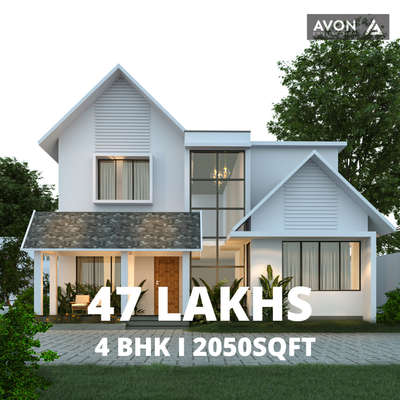 Minimal Colonial touch Kerala home..will complete in your plot
4bhk
2050 sq.ft
construction cost: 43 lakhs
interior: from 4 lakhs # # #ElevationHome #budget_home_simple_interi #keralahomedesignz #nattiloruveedu #homeplans