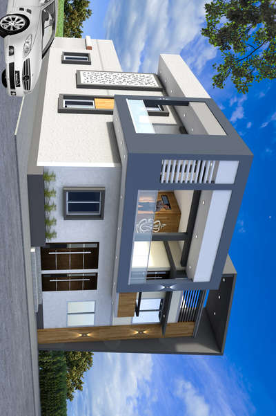 Exterior design 
#ElevationHome #3delevation🏠 #HouseConstruction #CivilEngineer #InteriorDesigner #kolopost