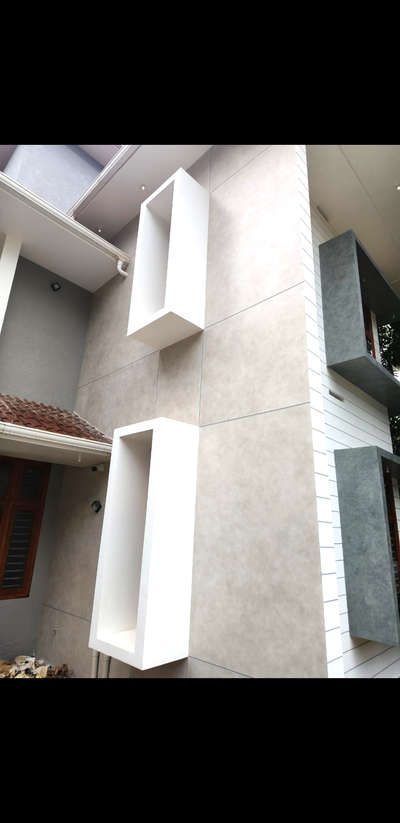 Cement texture works  #HouseConstruction  #architecturedesigns #cementplaster #CementFinish #modernhouses