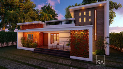 simple single floor elevation 👌

 #SingleFloorHouse  #koloviral