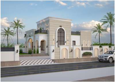 Classical Villa Design #ElevationHome  #Residentialprojects  #classicalvilla  #classicalhome  #exteriors  #villa_design  #exteriordesigns  #3D_ELEVATION  #High_quality_Elevation  #frontElevation