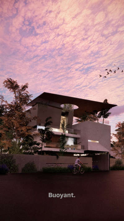 The Draftory 
A 4000sqft residence in Bangalore   #moderndesign  #futuristic  #minimalist  #ElevationHome  #BedroomDecor