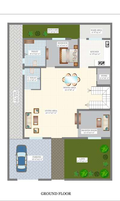 40'X60'  MODERN FLOOR LAYOUT 
 #floorlayout  #workingplan  #cadplan  #LayoutDesigns #InteriorDesigner #ElevationDesign #sirohi #pali #jalore