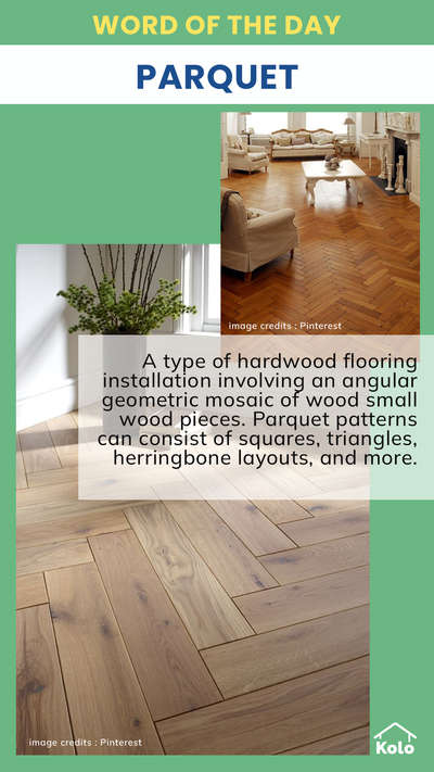 Today's construction word of the day - Parquet

Have you ever heard of this term being used? 

Learn a new word with us and increase your construction knowledge! 🙂

Learn tips, tricks and details on Home construction with KoloEd. 👍🏼

If our content has helped you, do tell us how in the comments ⤵️

Follow us on @kolodducation to learn more!!!

#education #architecture #construction #wordoftheday #building #interiors #design #home #exterior #expert #koloed #parquet