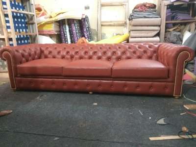 real leather chaestafil sofa