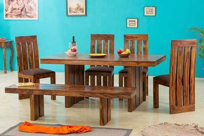 sheesam wood daining tabel set