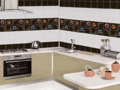 kitchen wall tile work